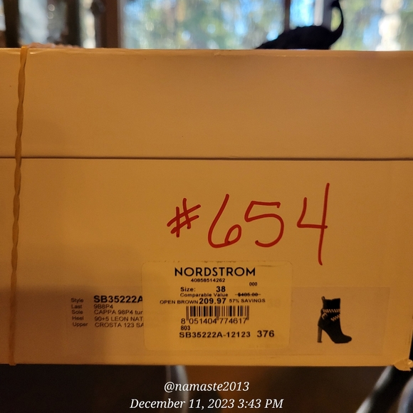 See by Chloe Lean Embellished Bootie Suede Leather Heeled Boot Size 8 #654 - Picture 14 of 14